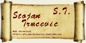 Stojan Trmčević vizit kartica